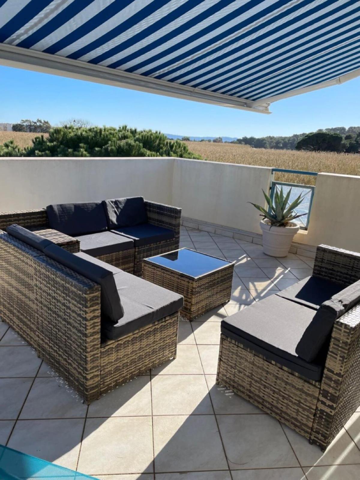 Apartamento Domaine D'Azur - Renovated 1Br With Terrace Pool & Garage Le Lavandou Exterior foto